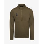 Off pitch cotton half-zip top